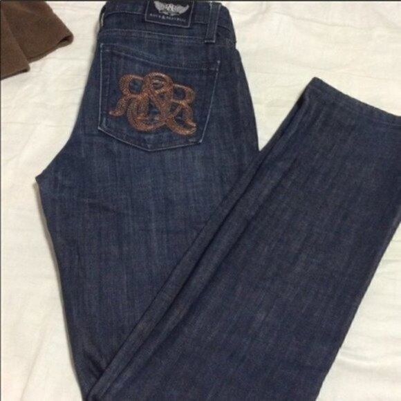 Rock & Republic Stella Straight Leg Jeans Size 27 - Picture 2 of 7